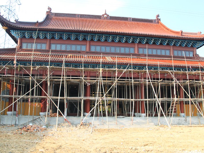 寺廟建筑工程施工—日照禪寺