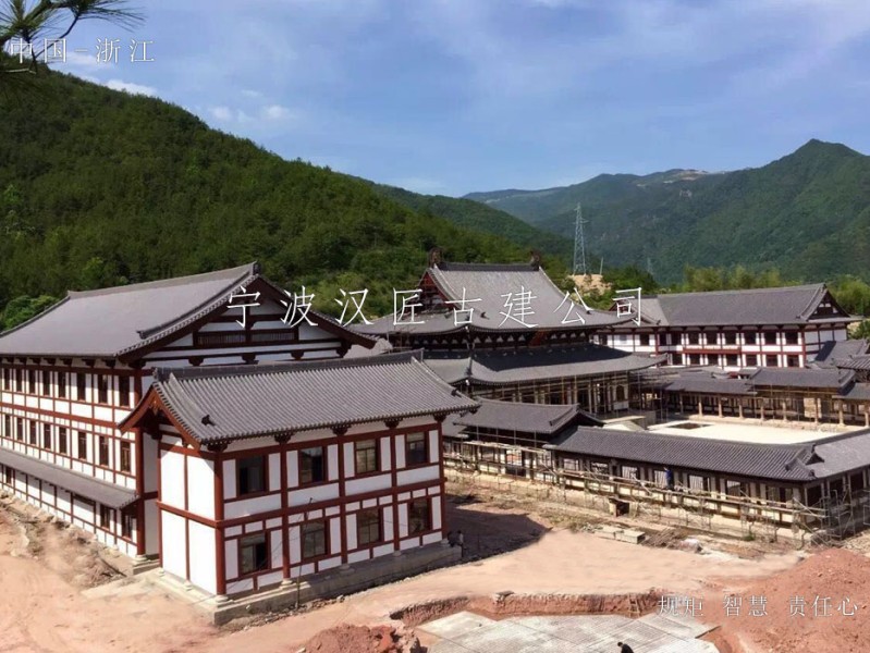 寺院重建工程施工